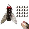 20PCS Simulated Flies Bionic Fly Fishing Bait Durable Trout Jigs Swimbaits  Saltwater