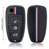 3 Button Silicone Car Remote Key Fob Cover Case For Ford Ranger C-Max S-Max Focus Mk3 Galaxy Mondeo Transit Tourneo Custom
