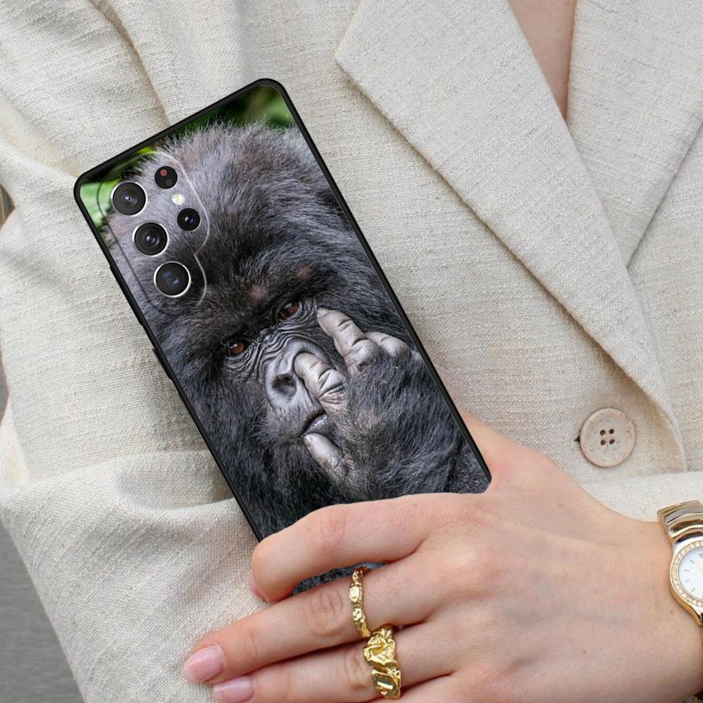 CUTE ORANGUTAN monkey BABY 2 Cell Phone Case for Samsung Galaxy S26 Ultra S25 S24 S23 S22 S21 S20 Note10 Cover