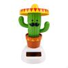Ornament mit Sombrero-Wackelkopf-Stil Solar-Wackelkopf Armaturenbrett-Dekoration für Fahrzeughalter,