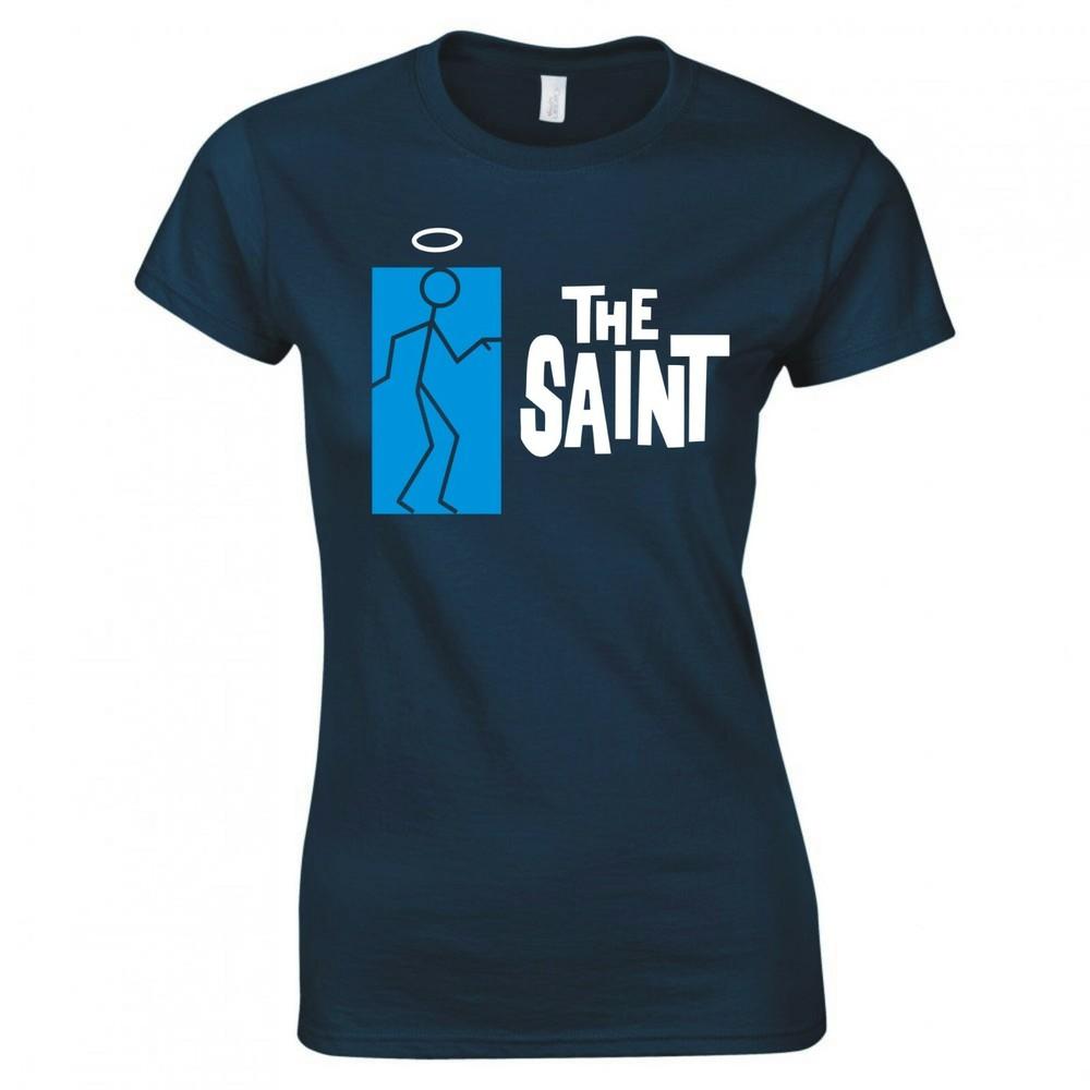 Inspired By The Saint Stickunisex Logo Skinny Fit Tshirt S