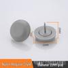 Non-Slip White Nylon Furniture Leg Nails - Moisture-Proof & Round Bottom Cabinet Baseboard Protectors