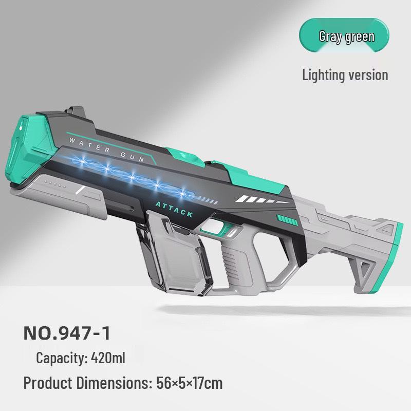 Pulse Electric High-Pressure Water Gun: Automatic Absorption & Strong Spray for Outdoor Fun