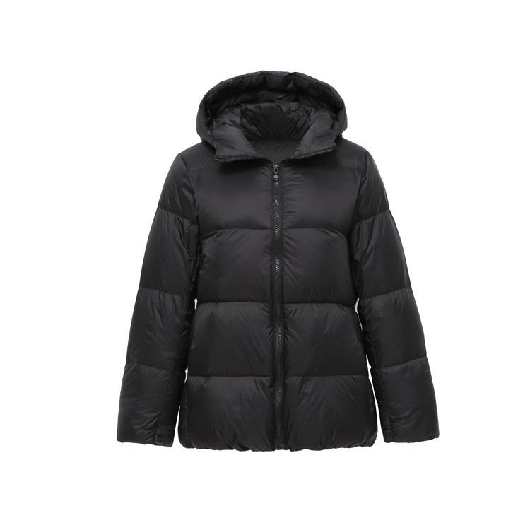 2024 Winter Women's Lightweight White Duck Down Jacket: Korean Short Loose Bread Coat