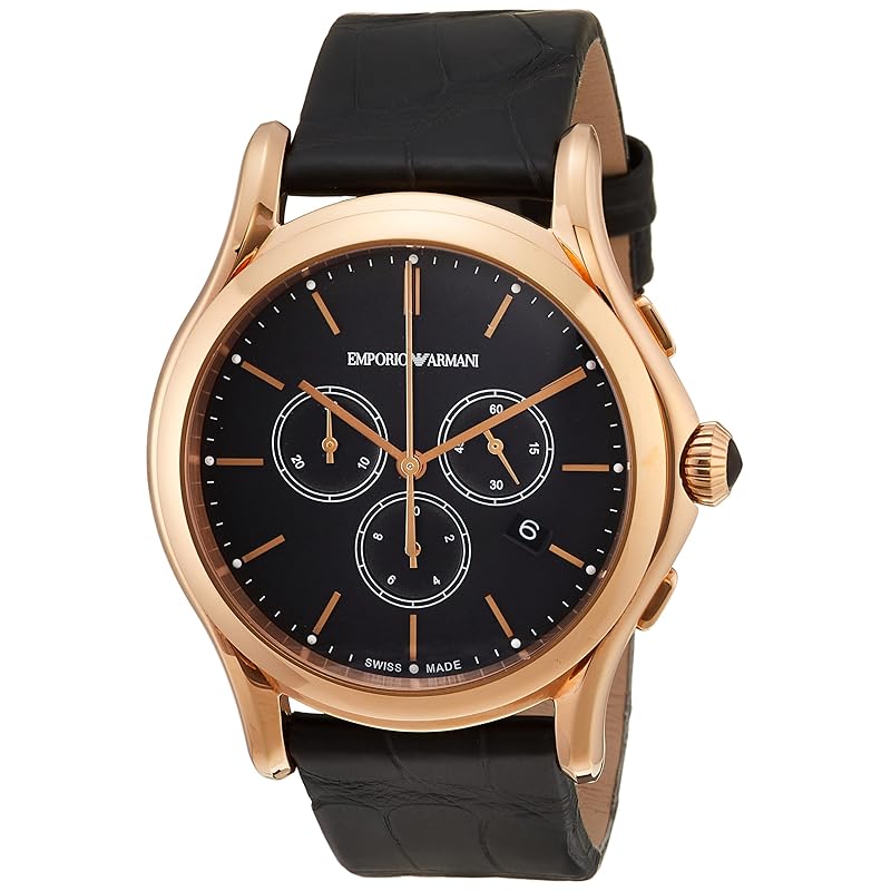 

[Emporio Armani] dress watch ARS4003 men s black [product]