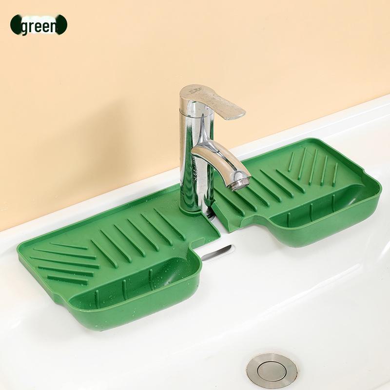 

Силиконовый сливной кран для кухни и накладка на столешницу Faucet Drain Pad