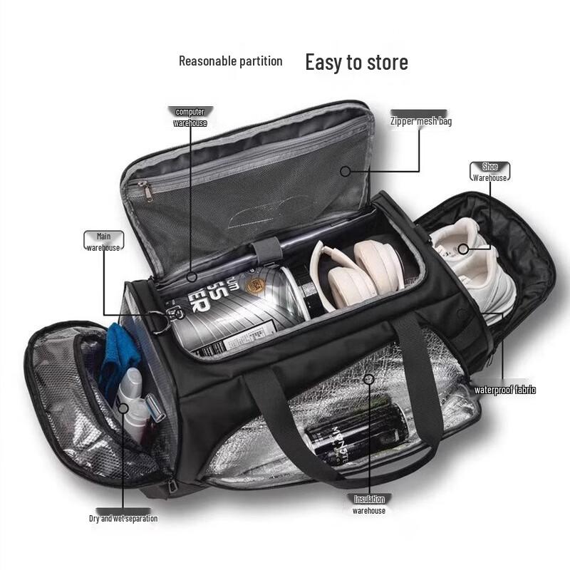 Ke Er Luo Ke Men's Waterproof Travel Duffle Bag