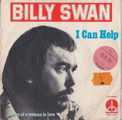 Płyta 7-calowa BILLY SWAN I Can Help MNT2752 Monument 1974 Holandia Rock Używana
