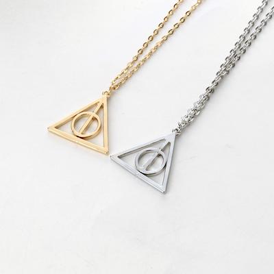 Retro Triangle Pendant, A Stylish And Versatile Sweater Chain Accessory, Decorative Item