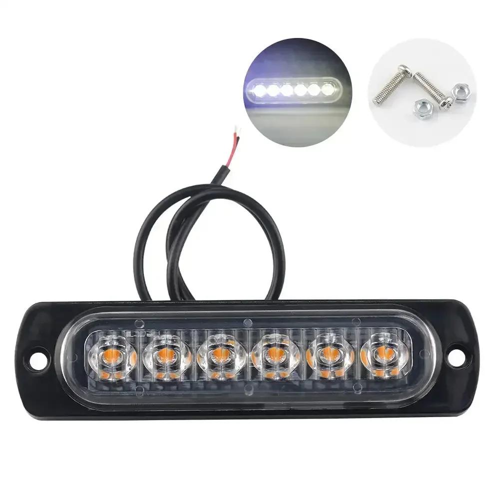 6 smd Warning Light LED Trailer Lights Truck Side Indicator Lights Car Grille Malfunction Light Bar SUV Motorcycle Ships Beacon