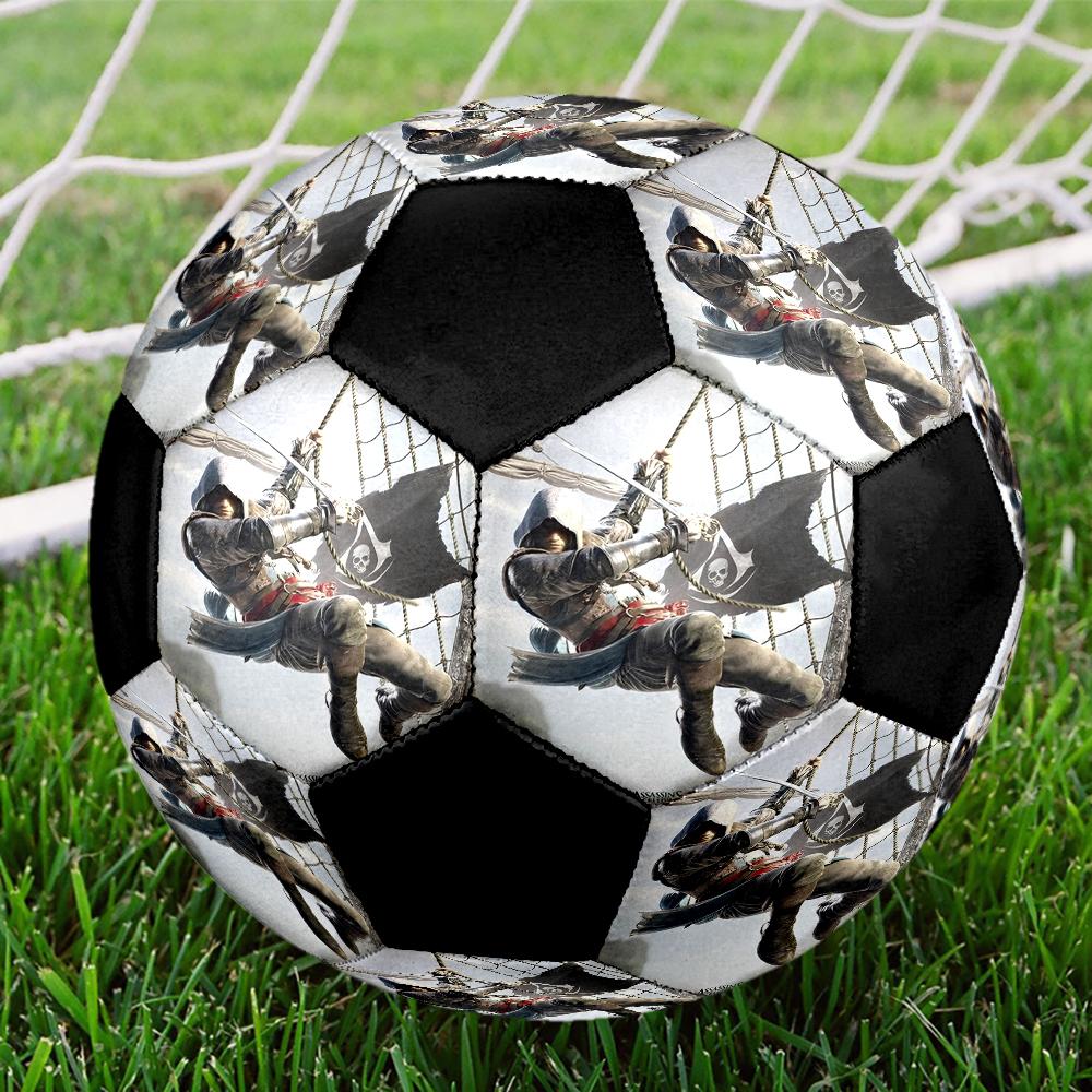 Assassin's Creed Theme Size 5 Soccer Ball, Suitable for Both Indoor and Outdoor Matches, a Gift Suitable for Everyone.
