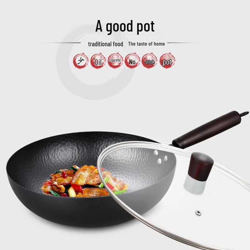 

Suji Good Helper 32cm Forged Iron Wok