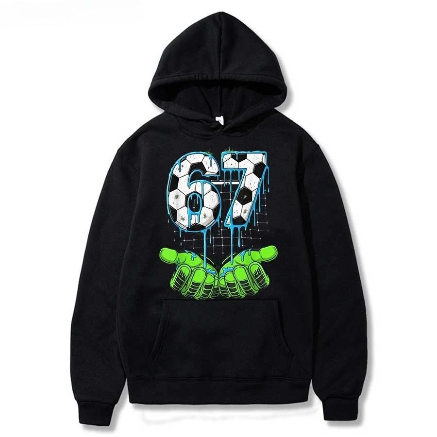 Lente Herfst 67 Zes Zeven Grappige Meme Kinder Hoodie Jongens Meisje Met Capuchon Pullover Hiphop Streetwear Zacht Casual Kinder Sweatshirt Pullover Top