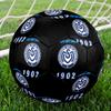 Pallone da Calcio MSV Duisburg Misura 5 Colorato Cucito a Macchina PVC Pronto per la Competizione Resistente Ad Alto Rimbalzo
