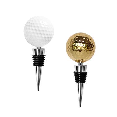Golf Ball Wine Bottle Stopper Beverage Bottle Stoppers Multipurpose Wine Cork for Party Restaurant Kitchen Bar Bottles