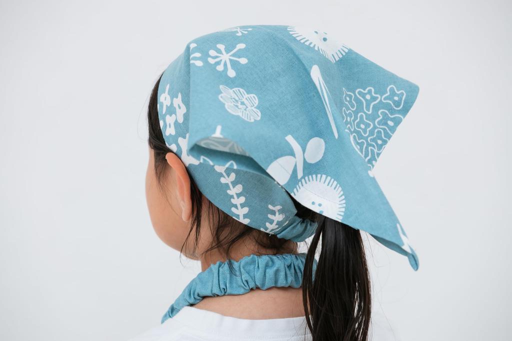 Reso Trading Kids Apron Set 53 X 60 Cm Merida Blue Vieressä (gathered) Size