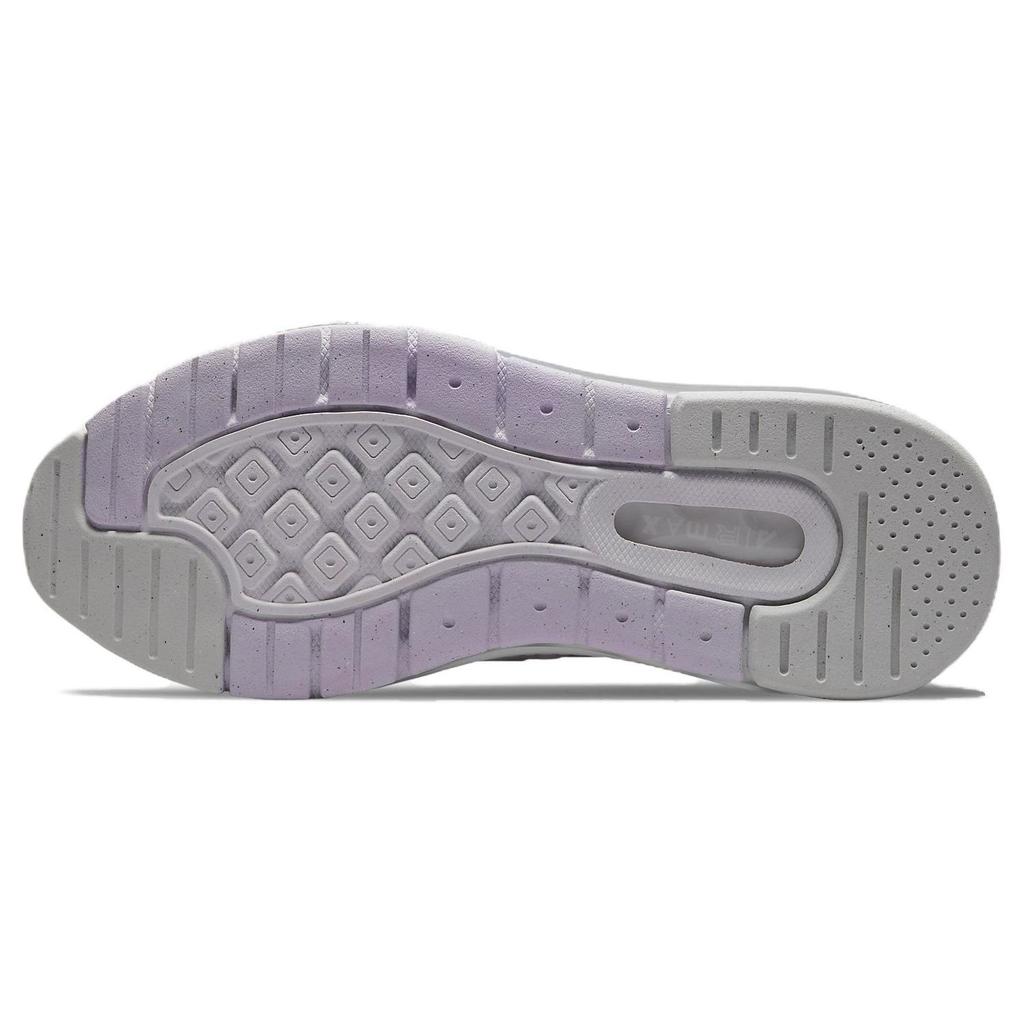 Nike Air Max Genome Retro Sports Comfortable Fashion Fabric Synthetic Leather Low Top Casual Running Shoes Women sneaker White Light-Purple CZ4652-102