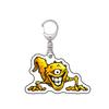 Harajuku MapleStory Kawaii E Hot Game Fans Souvenir Blue Snail Mushroom Bat Keychain