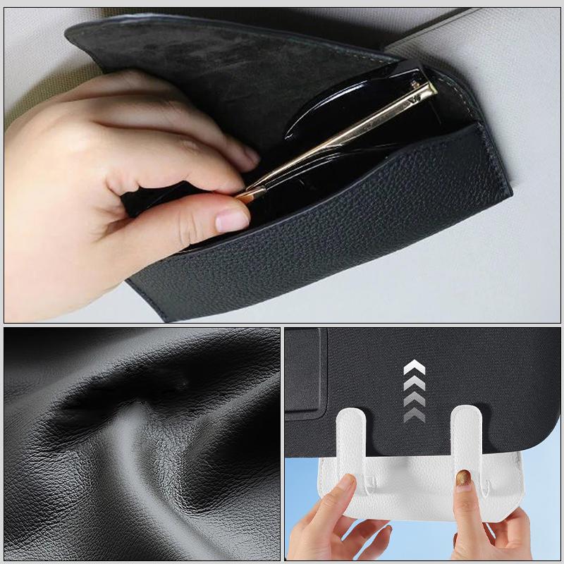 CUP1 Car Interior Sun Visor Glasses Box Sunglasses Storage Clip For Volkswagen VW Golf 4 6 7 GTI Tiguan B6 B7 CC Jetta MK5 MK6 Polo
