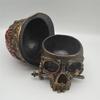Creative Resin Skull Statue Storage Box home Desktop ornament Handicrafts Figurine Decor Storage Box Helmet Home Decoration Gift