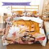 Amane Misa Death Note Pattern Bedding,Quilt Set Quilt Cover Pillowcase Home Birthday Gift (1 * duvet cover + 2 * pillowcase, without core)
