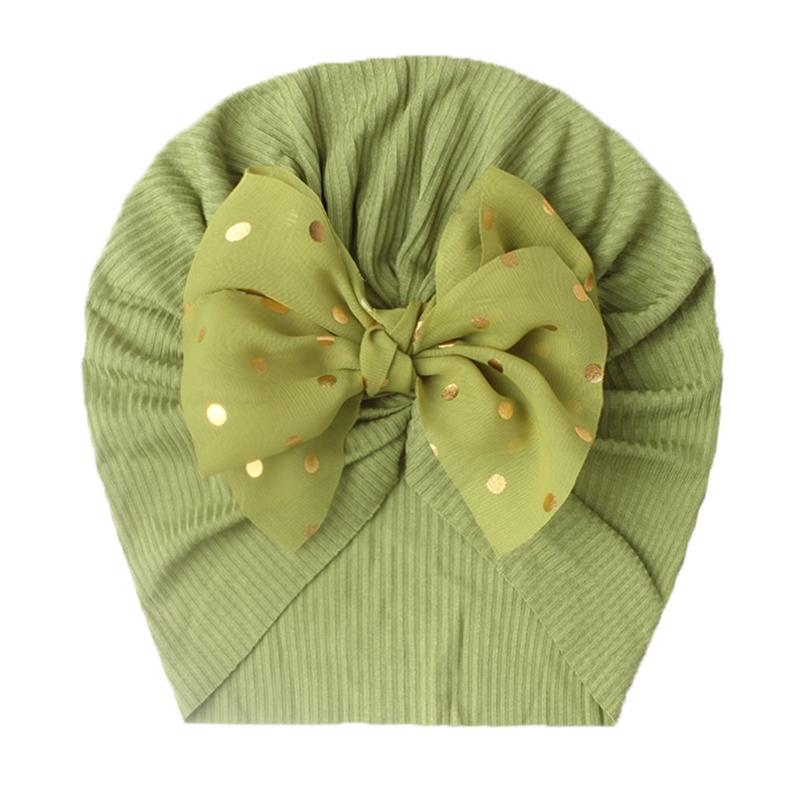 Bow Baby Headbands Toddler Headwraps Elastic Beanies CapFlower Baby Girl Turban Hat Newborn Infant Bonnet Hair Accessories