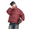 Boys Winter Short Down Jacket Korean Colorblock Thick Warm Puffer Coat Kids Fashion Outerwear