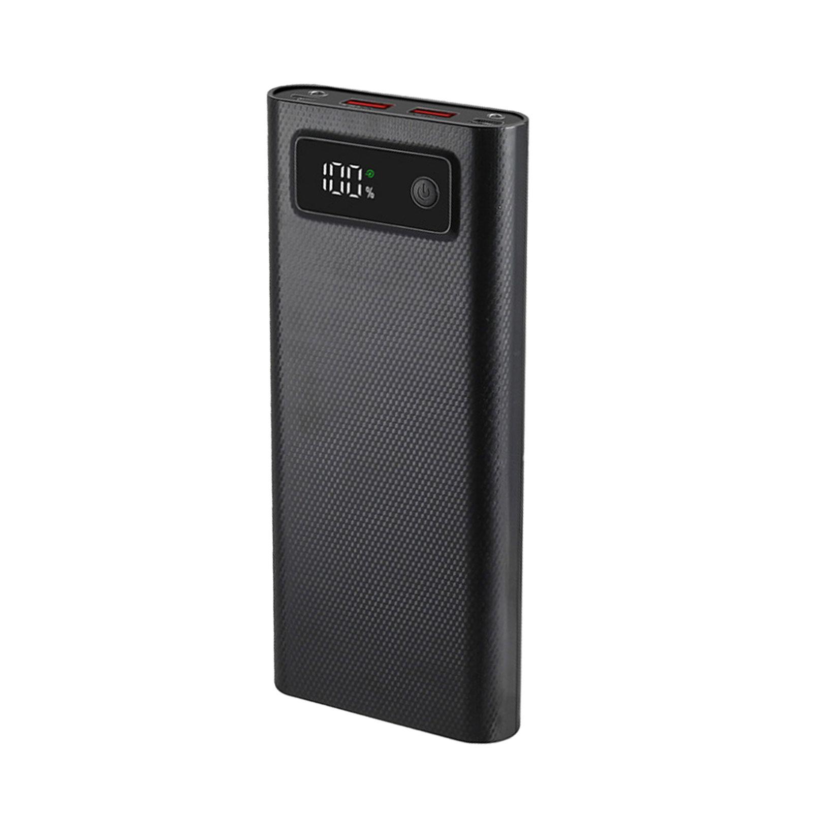 

DIY Power Sources Box 18650 Battery Holder 8Slot,Easy Swaps Design with High Efficiency Charging Digital Display Screen чёрный