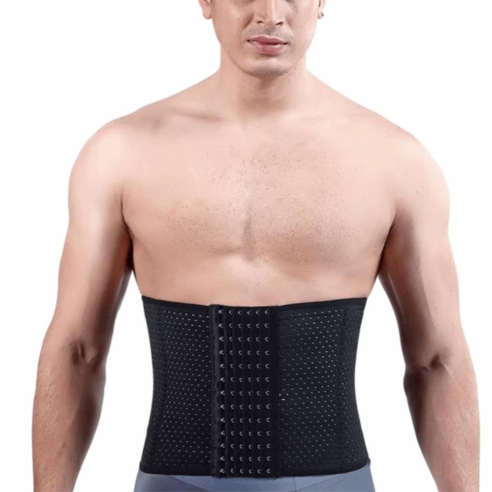 Abdomen Reducer Waist Trainer Modeling Strap Trimmer Belt New Corset  Men