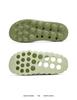 Men's Breathable Closed-Toe Summer Sport Slippers with Soft Sole and Foot Massage Feature