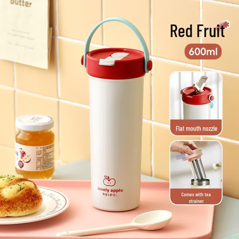 

Living & Loving 316L Stainless Steel Straw Thermos Bottle