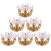 6Pcs Inflatable Crown Birthday Party Crown Photo Prop Cosplay Fancy Dress Accessory Festival Decorative Hat Multipurpose