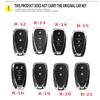 TPU Car Key Fob Cover Case for Chevrolet 2017-2019 Chevy Malibu Camaro Cruze Traverse Sonic Volt Bolt Equinox Spark Blazer Onix