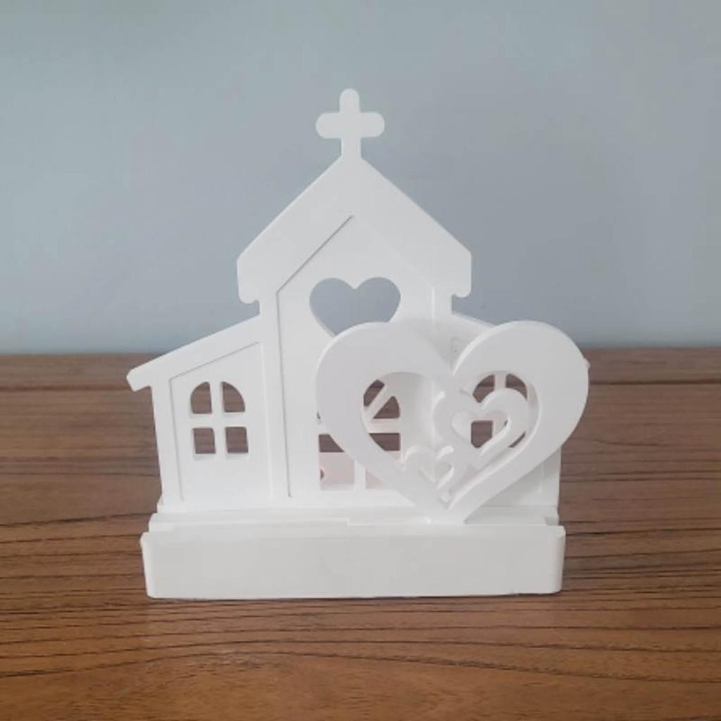 Love House Candle Holder Resins Moulds House Candlesticks Silicone Molds Candle Holder Castings Molds Table Decorations