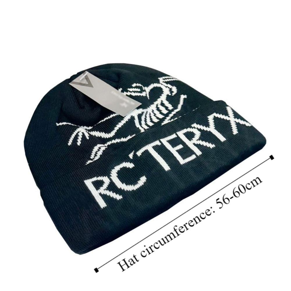 Beanie Thread Knitted Hat Word Bird Warm Woolen Cap Unisex Hip-hop Style Hat  In Autumn Winter