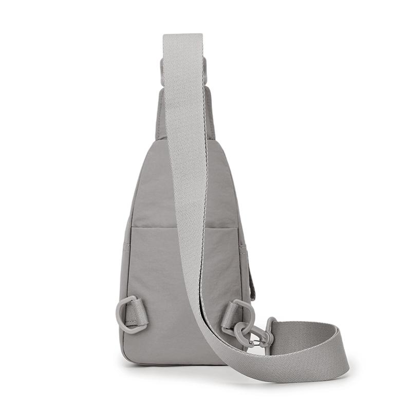Borsa a petto resistente in tessuto Oxford con tasche multiple – Borsa a tracolla leggera unisex per viaggi, attività all'aperto e uso quotidiano