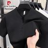 Pierre Cardin Men's Henley Neck Short Sleeve T-Shirt