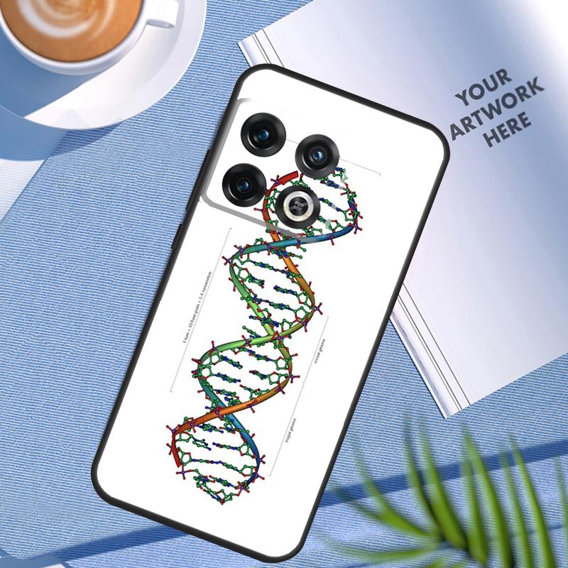 Retro DNA Science Illustration Case For OnePlus 12 12R 11 9 10 Pro 10R 9R 8T 10T Nord 3 CE 2 Lite 2T CE4 N10 N20 N30 Cover
