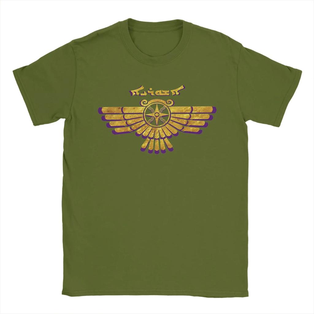 Unique Gold Assyrian Flag T-Shirt Men O Neck 100% Cotton T Shirt  Short Sleeve Tee Shirt New Arrival Clothes
