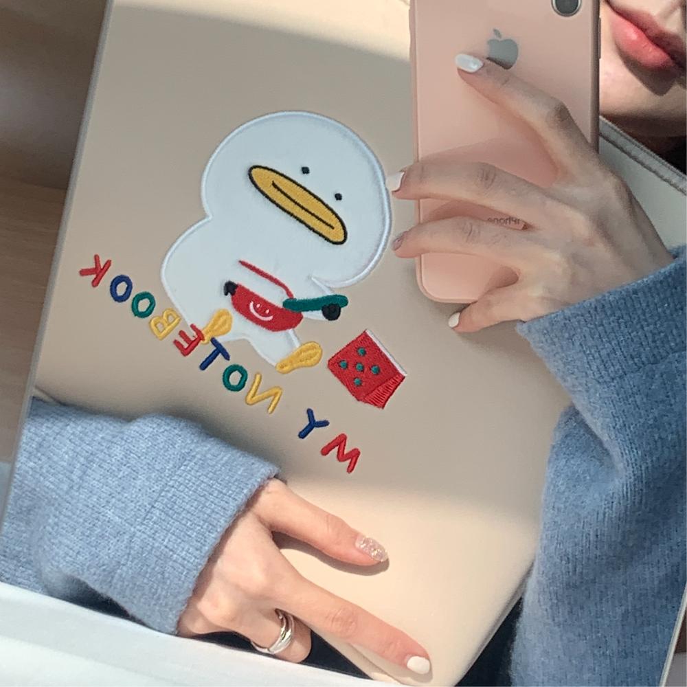 Mongdaeng Kimbbaduck Ipad Laptop Pouch Kimbbaduck 13-15 Inch Pouch