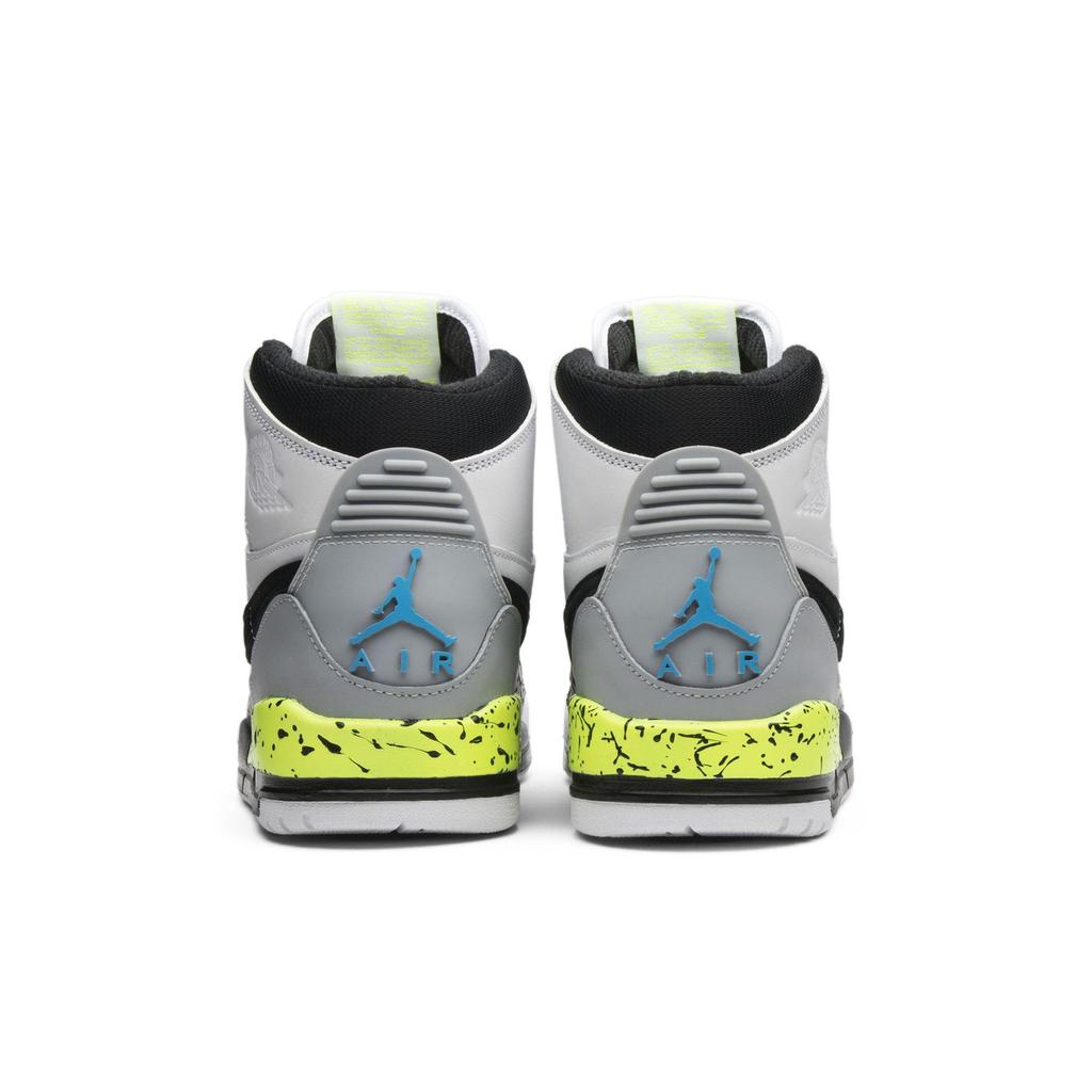 Just Don Air Jordan Legacy 312 'Billy Hoyle' (Unisex) White / Black-Volt-Vivid Blue-Wolf Grey Vintage Basketball Shoes AQ4160 107