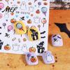 Halloween Manicure Accessories Nail Art Stickers, Cartoon Pumpkin Ghost Bat Decals for Stickers Decorations, Self-Adhesive Holiday Women