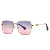 Fashion Luxury Brand Designer Sunglasses Women Square Letter Elegant Cute Shades Glasses Outdoor Trendy Travel Sunglasses