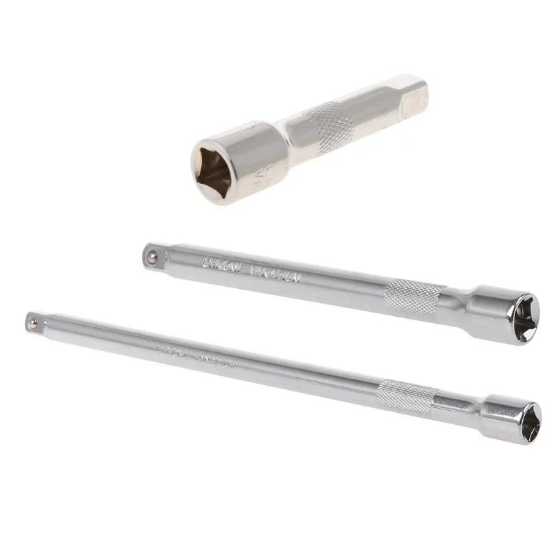 Set di Barre di Estensione Lunghe e Corte da 3/8" Adattatore Bussola Chiave a Cricchetto Estensore