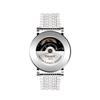 Tissot Meishi Kollektion Mechanisches Uhrwerk Herrenuhren Uhr 40mm Weißes Zifferblatt Edelstahlgehäuse T109.407.11.032.00