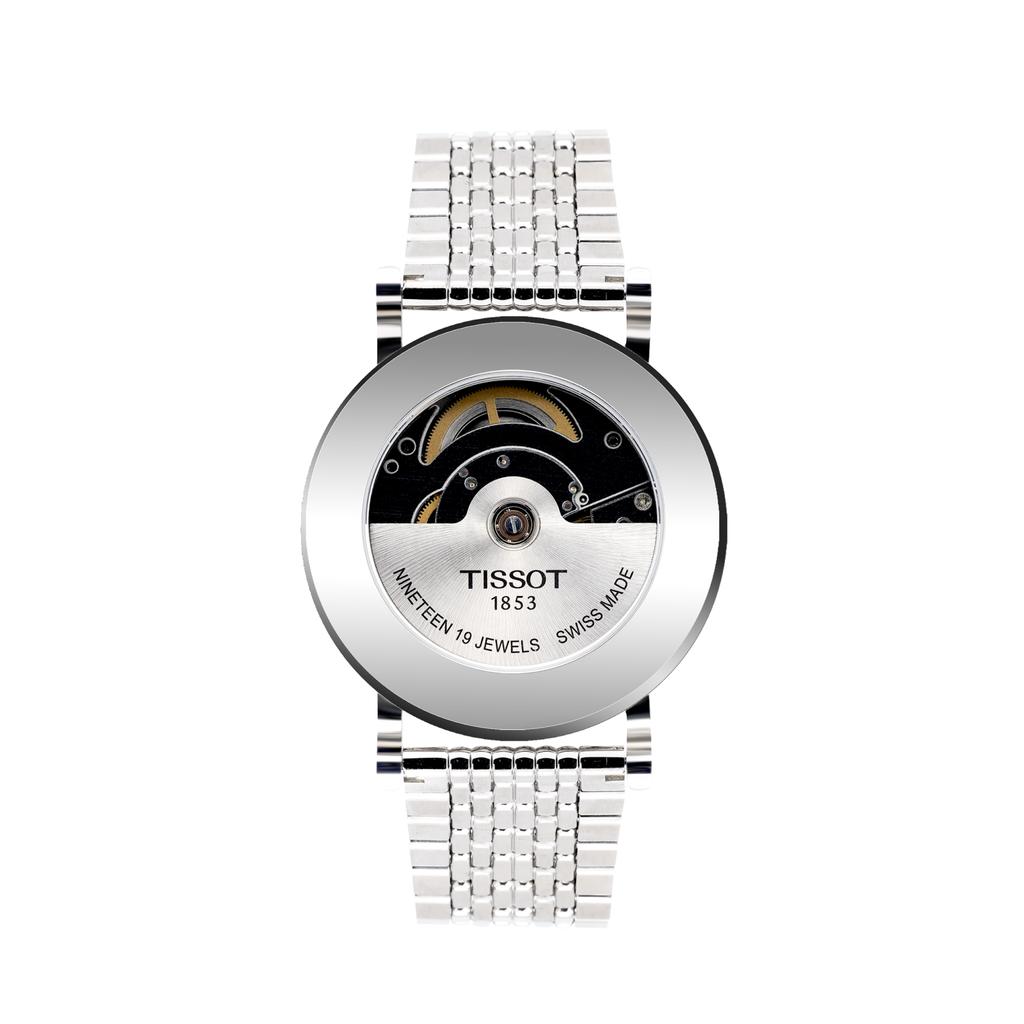 Tissot Meishi Kollektion Mechanisches Uhrwerk Herrenuhren Uhr 40mm Weißes Zifferblatt Edelstahlgehäuse T109.407.11.032.00