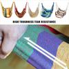 Hammock Chair Hanging Rope Swing Seat for Indoor Outdoor, Sturdy Cotton Weave Hammock Swing, Max 300Lbs Hanging Hammock Chair (Pole and Pillows NOT