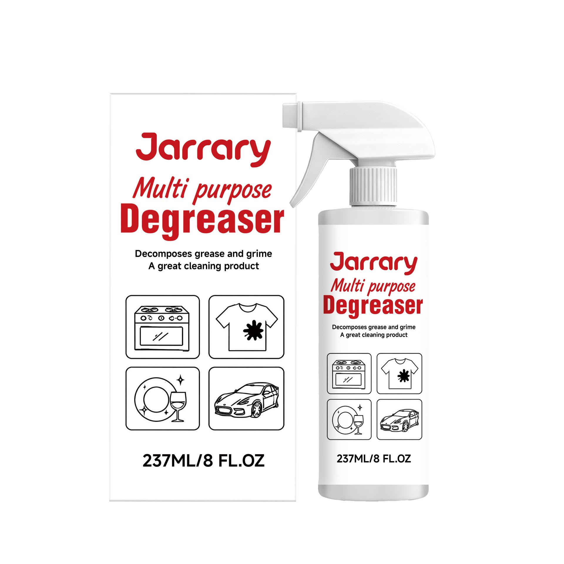 Jarrary All-Purpose Degreaser for Car, Kitchen, Clothes, Oil, and Scale Removal 237ML