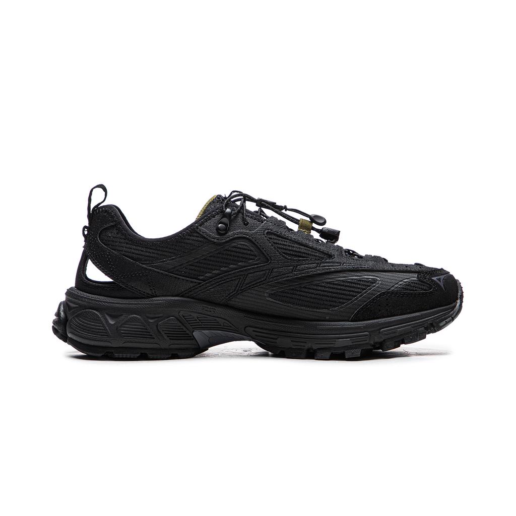 Li Ning Fuyiao 2.0 Trail V3 Comfortable Shock Absorbing Durable Low Top Casual Running Shoes Men sneaker Black ARXW021-2