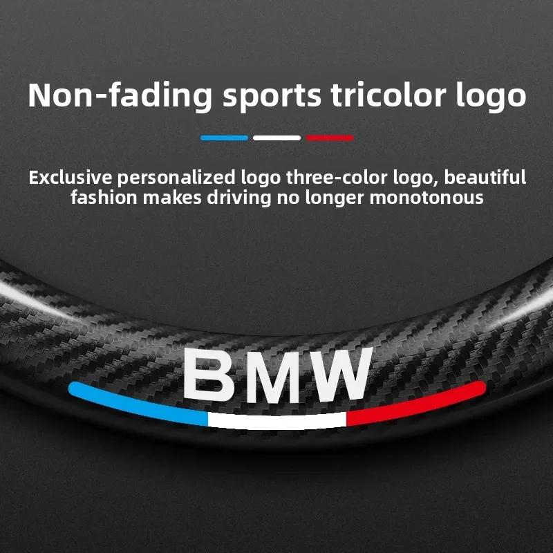 Car Anti-slip Leather Steering Wheel Cover For BMW M Power M3 M4 M5 E36 E39 E46 E60 E90 E91 F01 F10 F15 F20 F30 G05 X1 X3 X5 X7